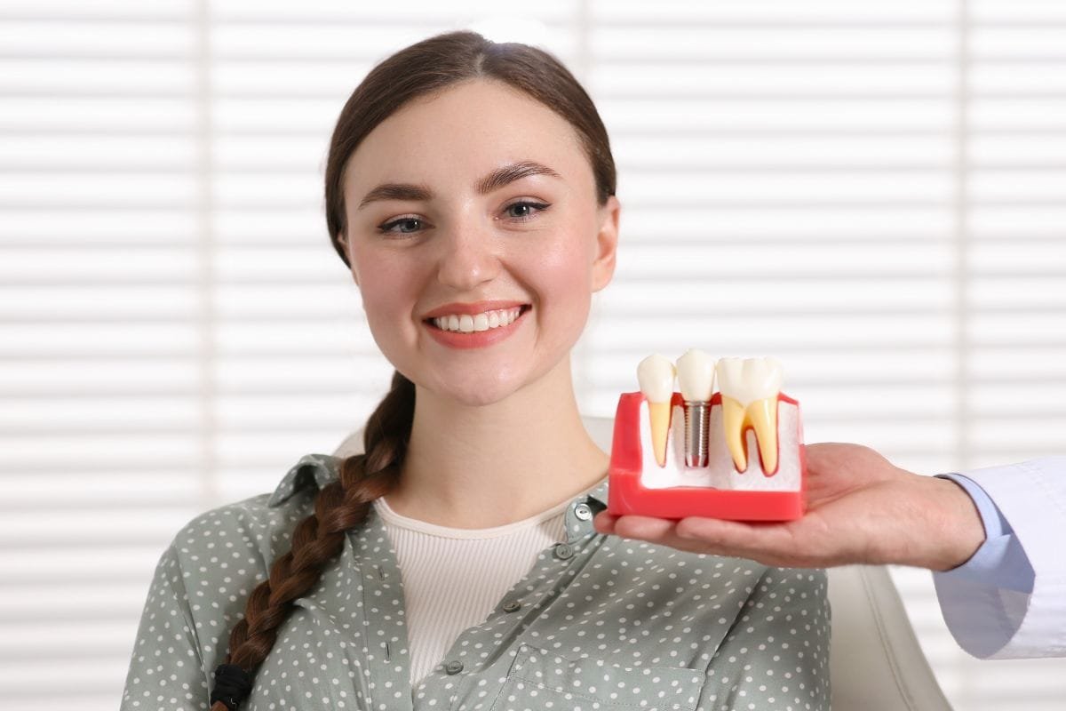 Single dental implant treatment at Peacock Dental Spa in Loughborough